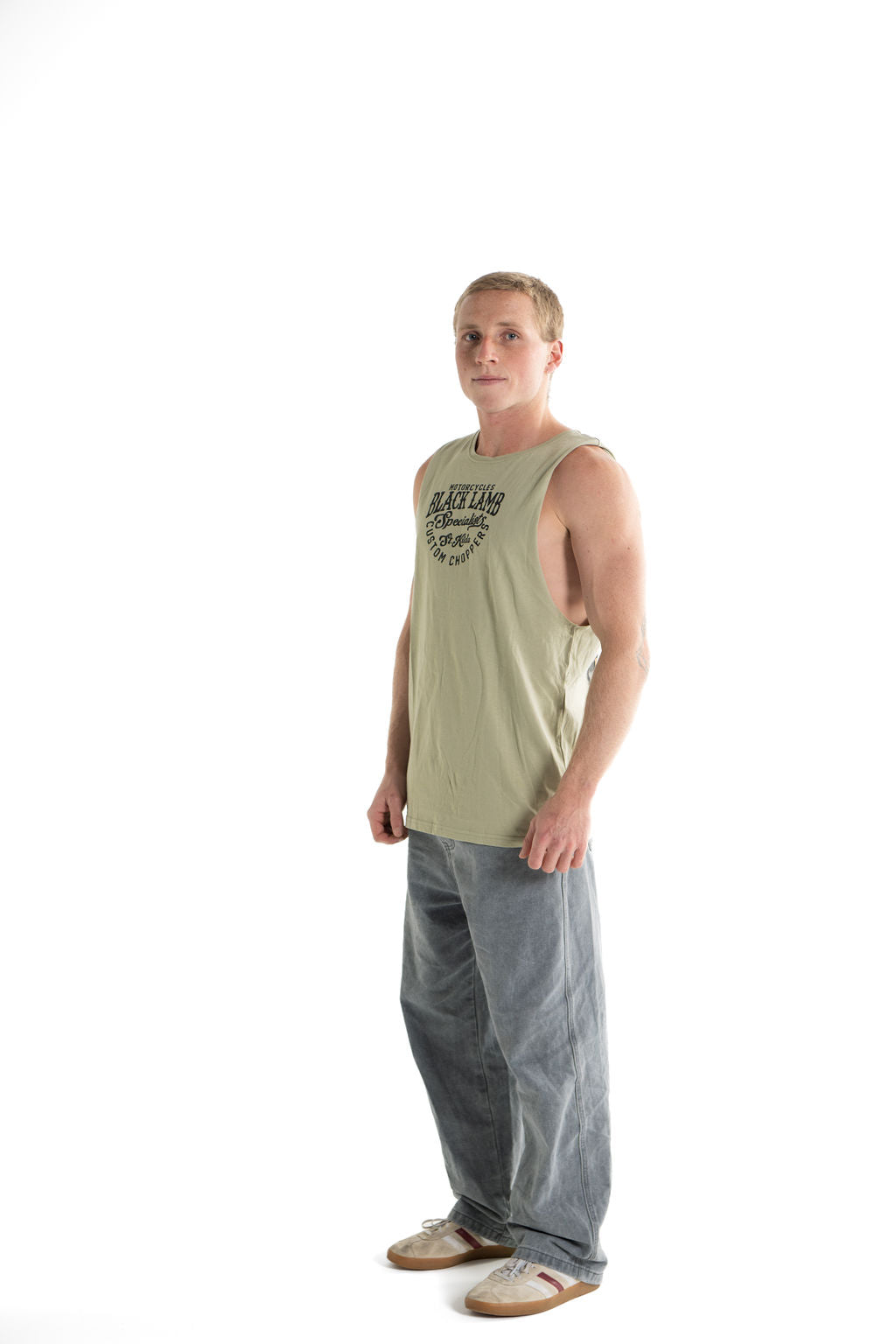 Custom Choppers Brown Tank Top