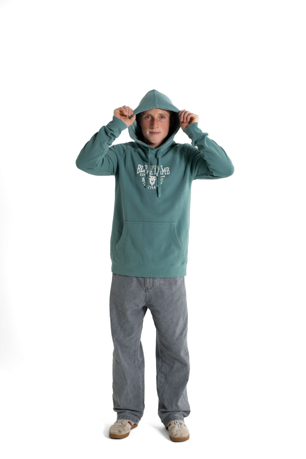 Custom Choppers Faded Hood Teal