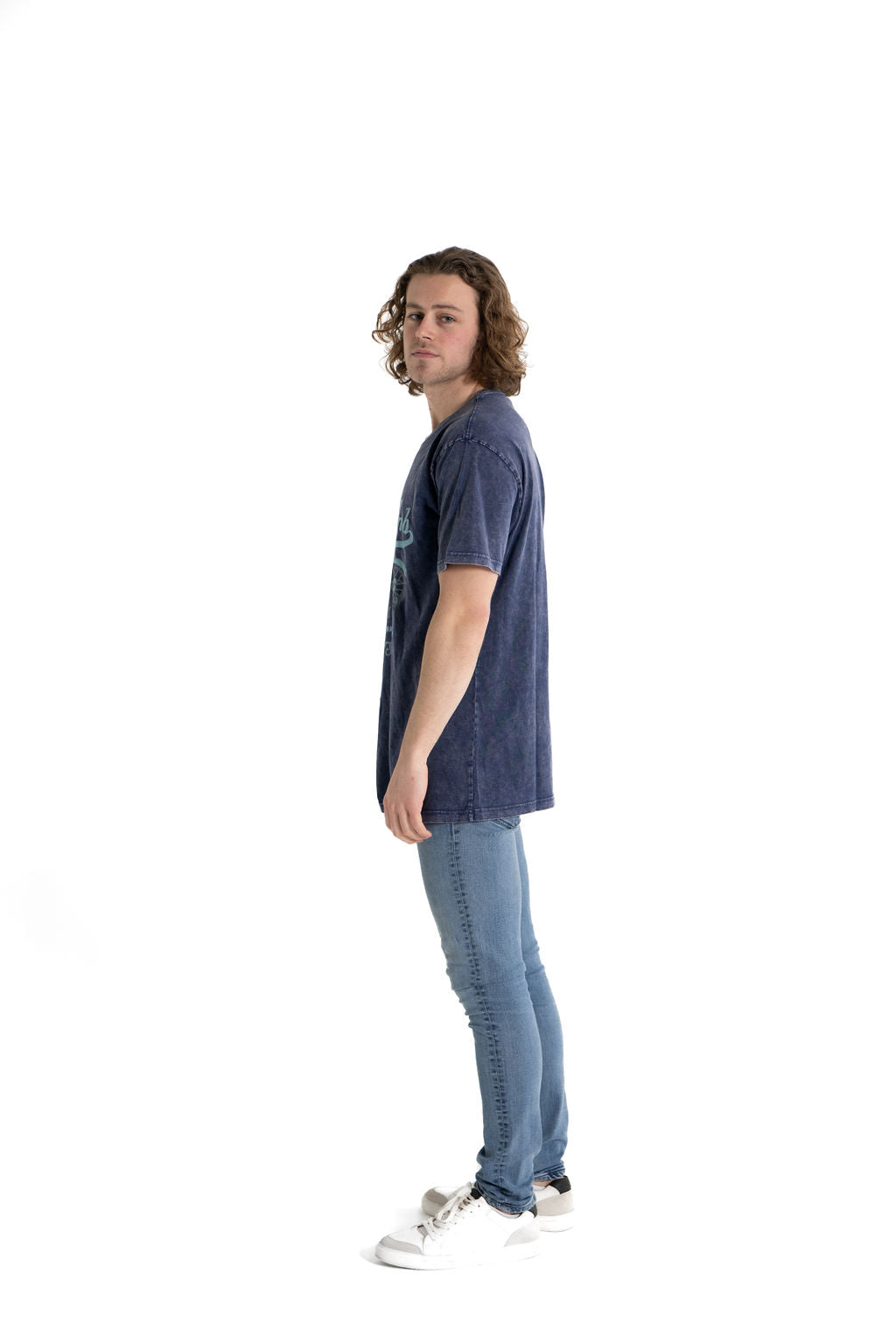 Motorcycles Blue Stone wash T