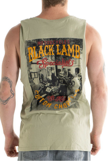 Custom Choppers Brown Tank Top