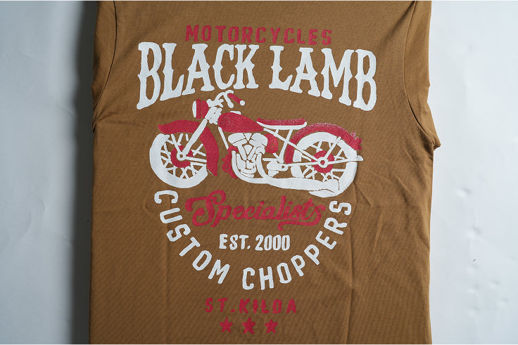 Custom Chopper Camel Long Tee
