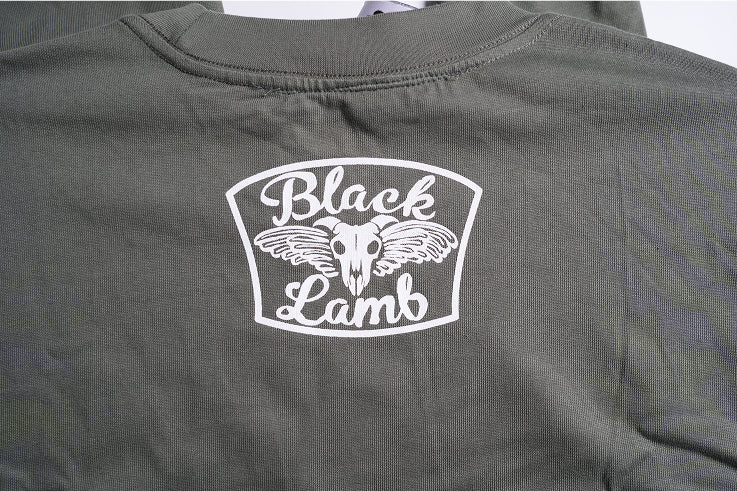 Tattoo print Heavy L/s Tee Cypress