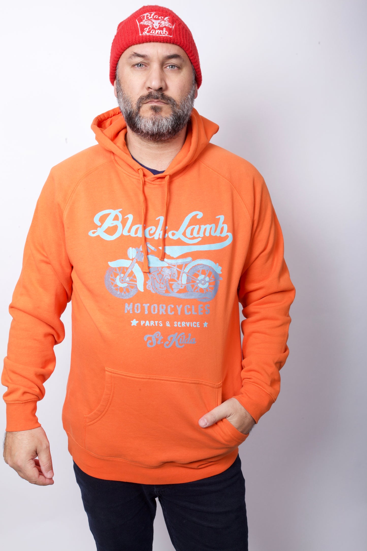 Motorcycles Hoodie Orange