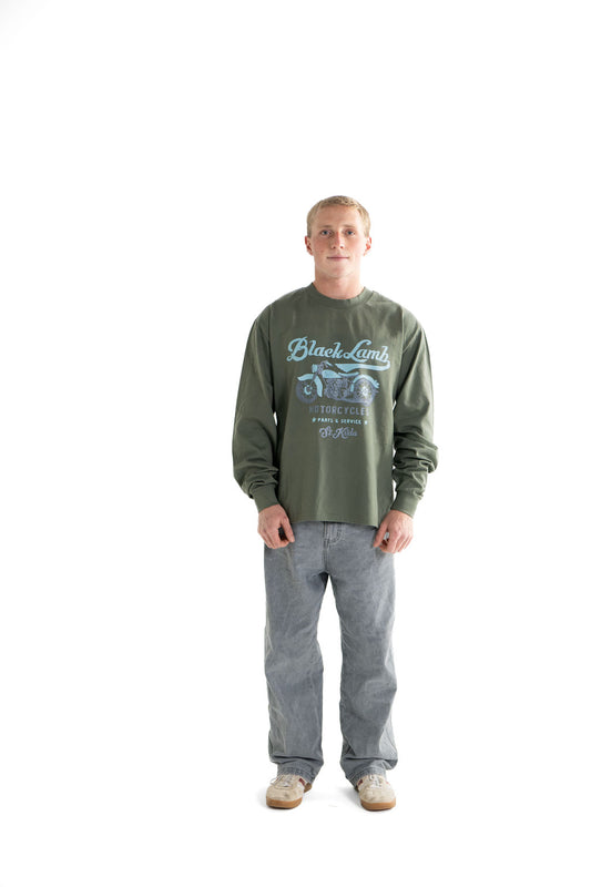 Motorcycles L/s Tee Cypress