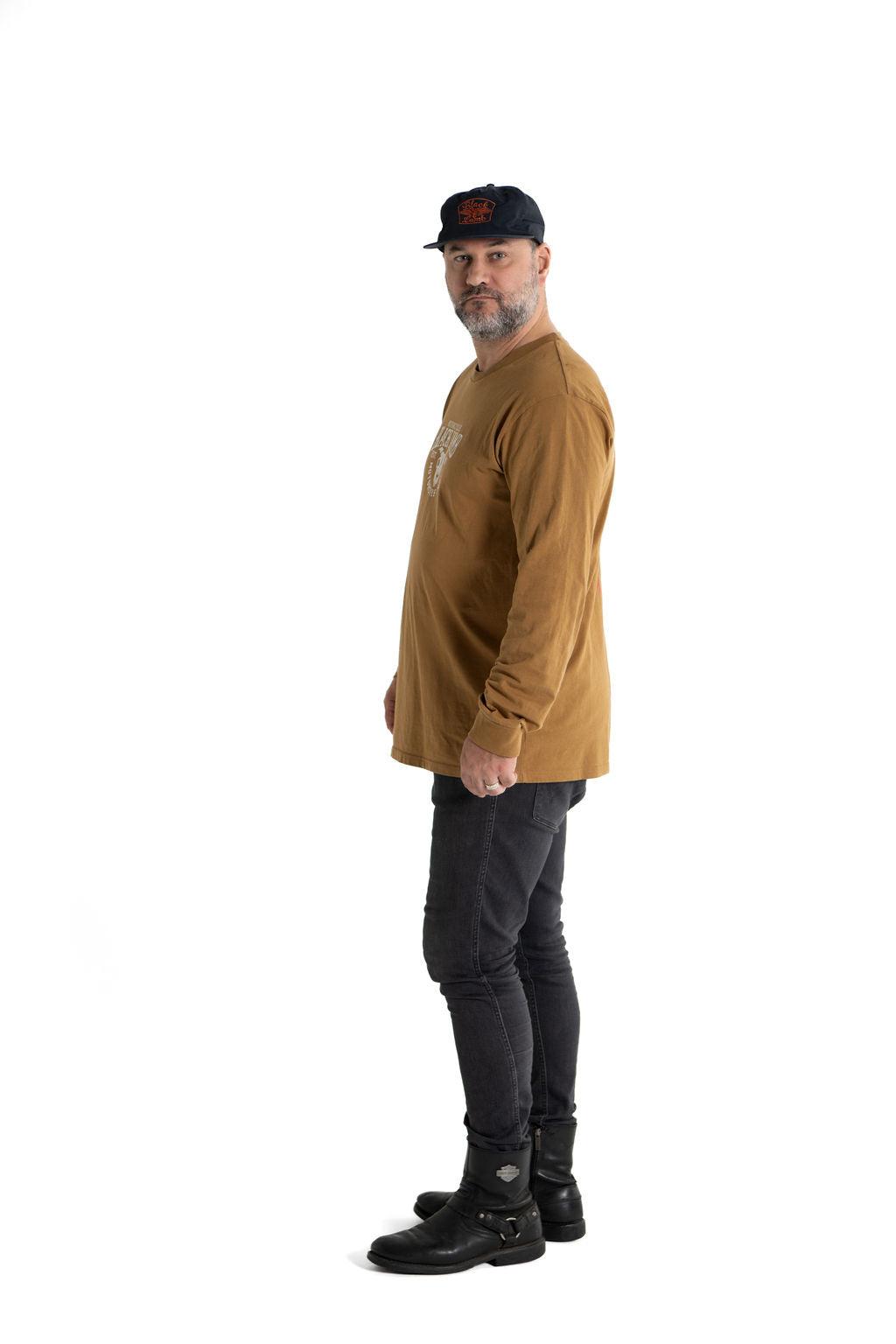 Custom Chopper Camel Long Tee