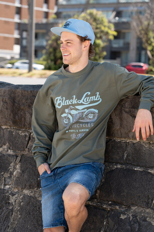 Motorcycles L/s Tee Cypress