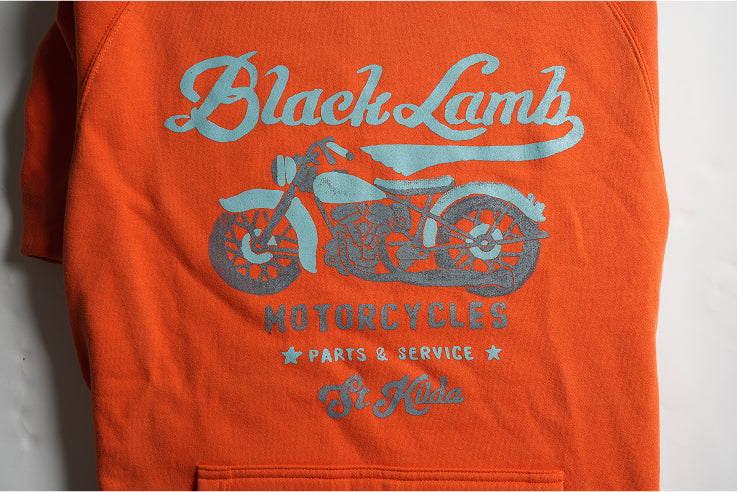 Motorcycles Hoodie Orange