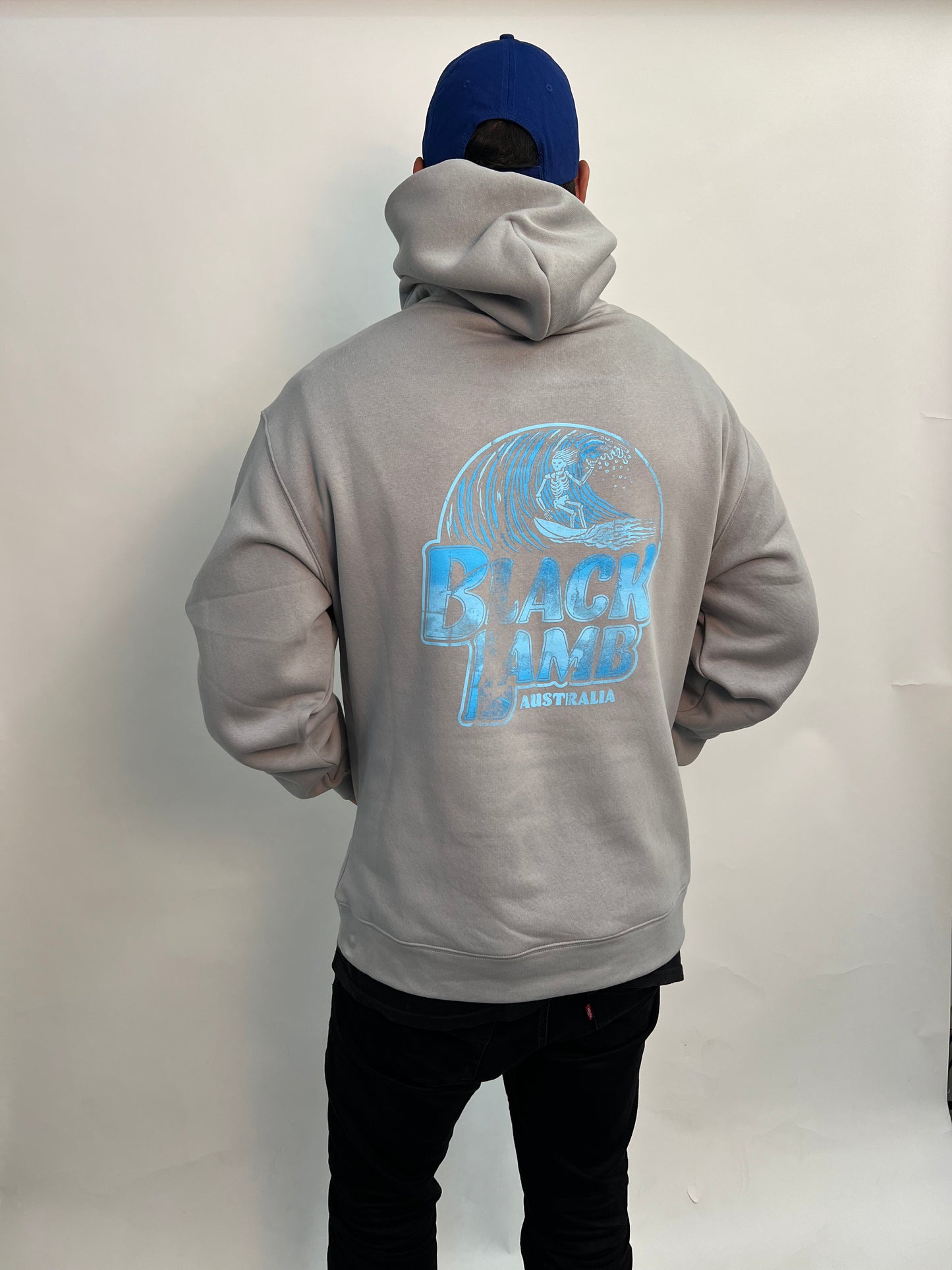 Grey Hoodie Australia Print