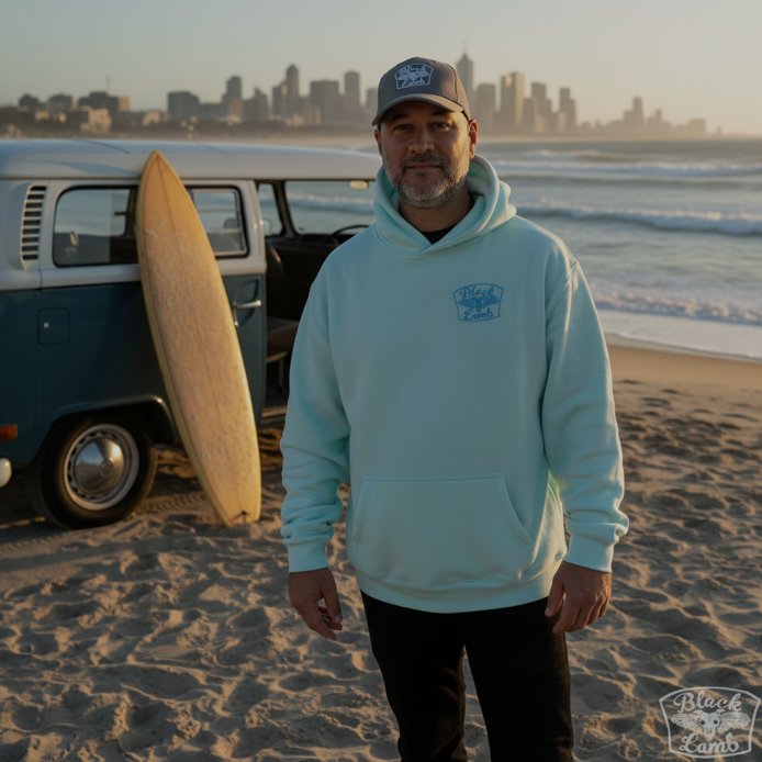 Seafoam Hoodie Australia Print